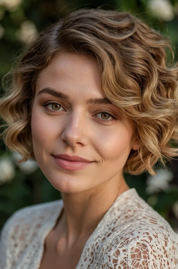 The Soft Wavy Pixie