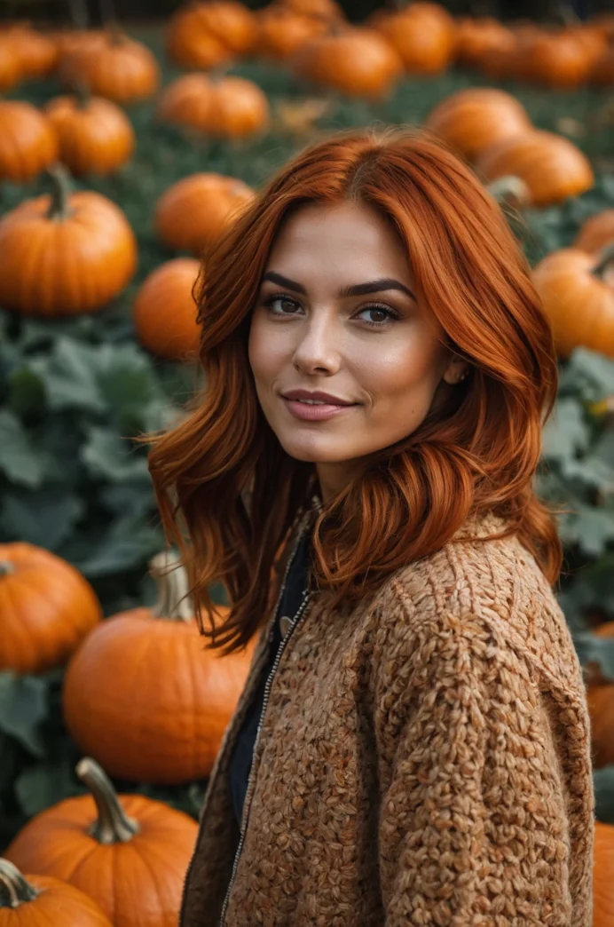 Spiced Pumpkin Balayage