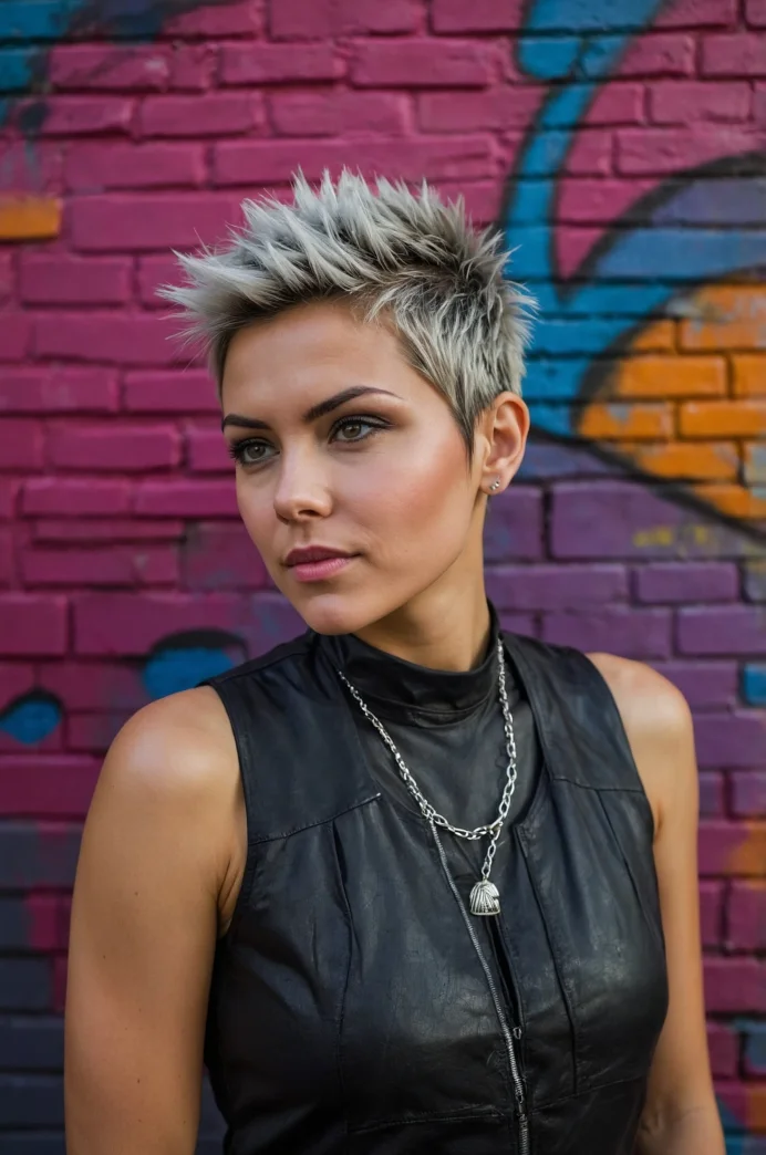 The Spiky and Breezy Pixie