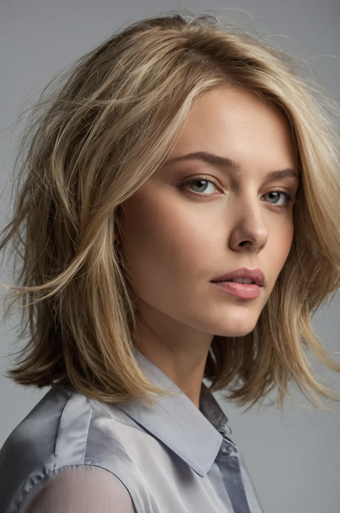 The Textured Lob with Wispy Layers