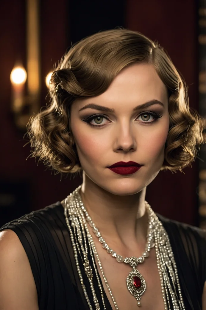 The Vintage Finger-Wave Pixie