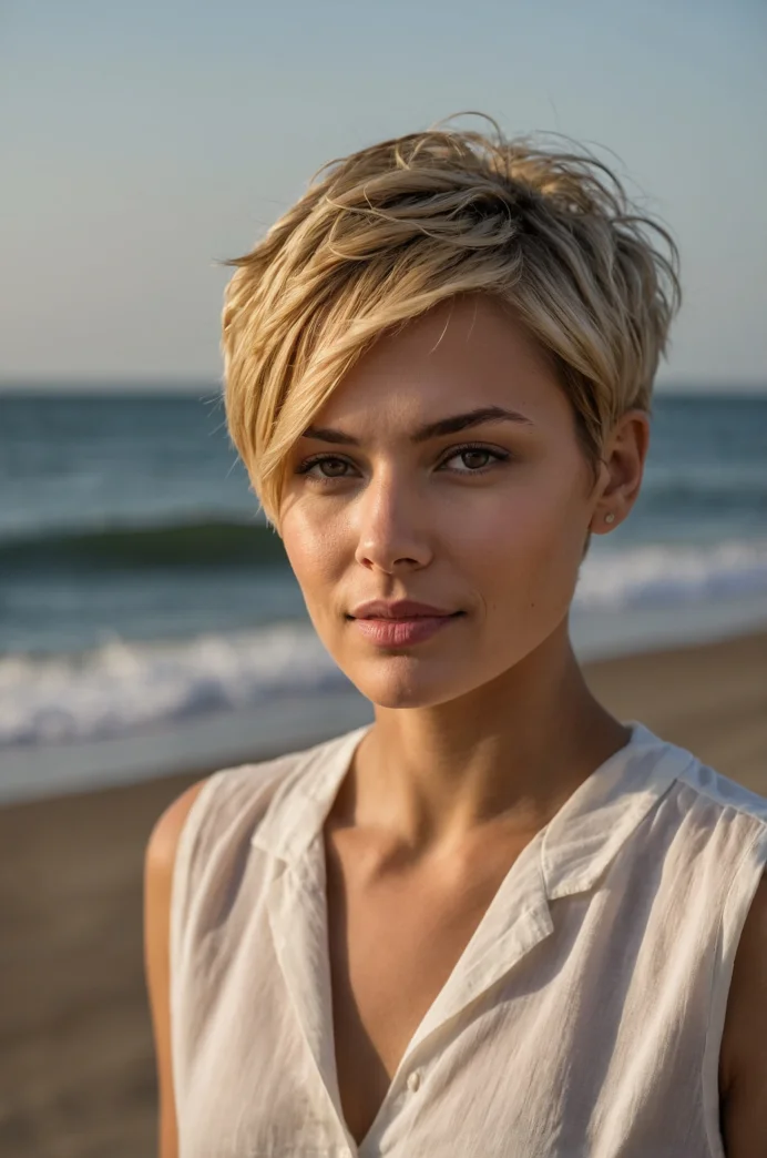 The Wavy Top with a Subtle Tapered Undercut
