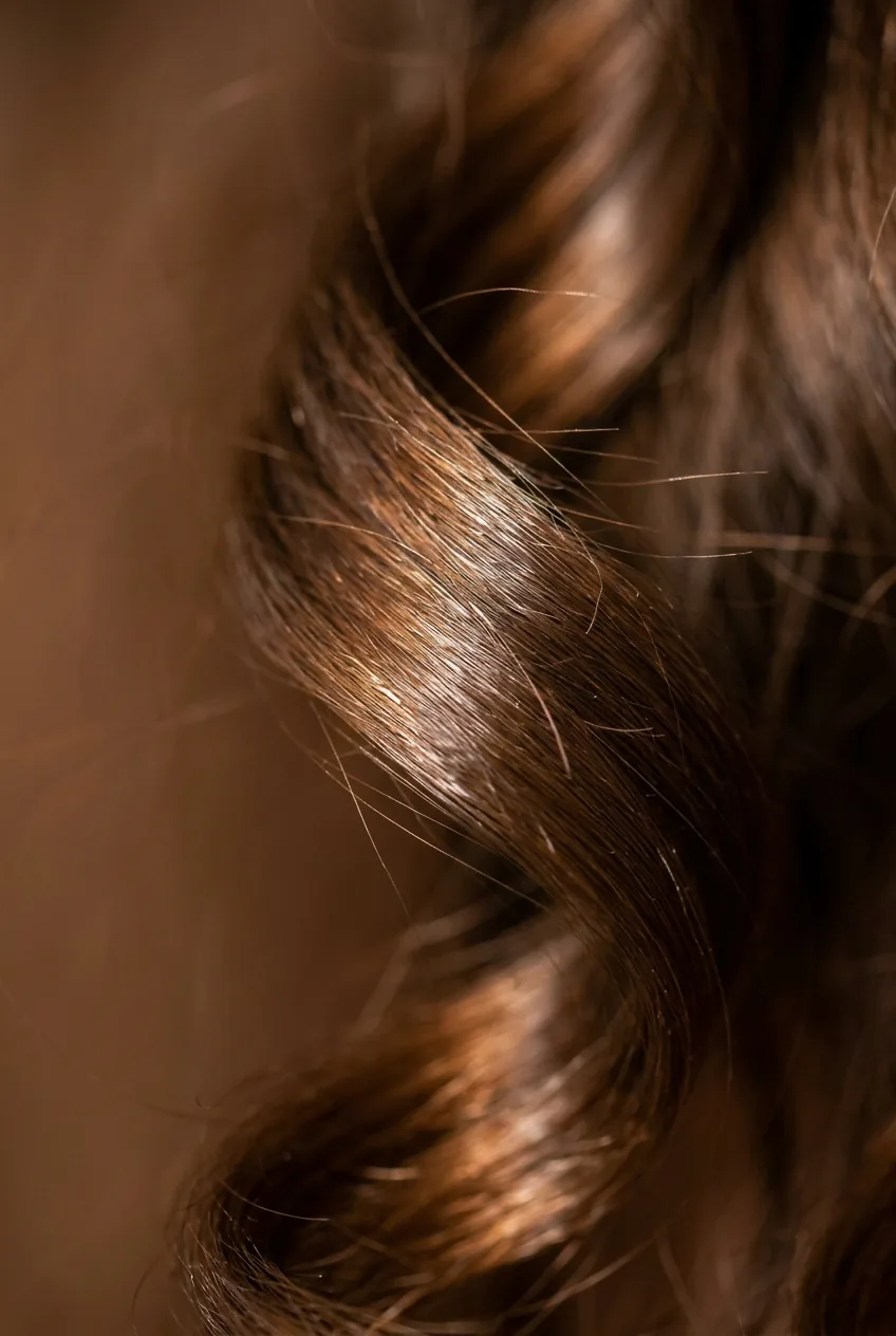 Tousled chin-length wavy bob with natural movement and effortless texture