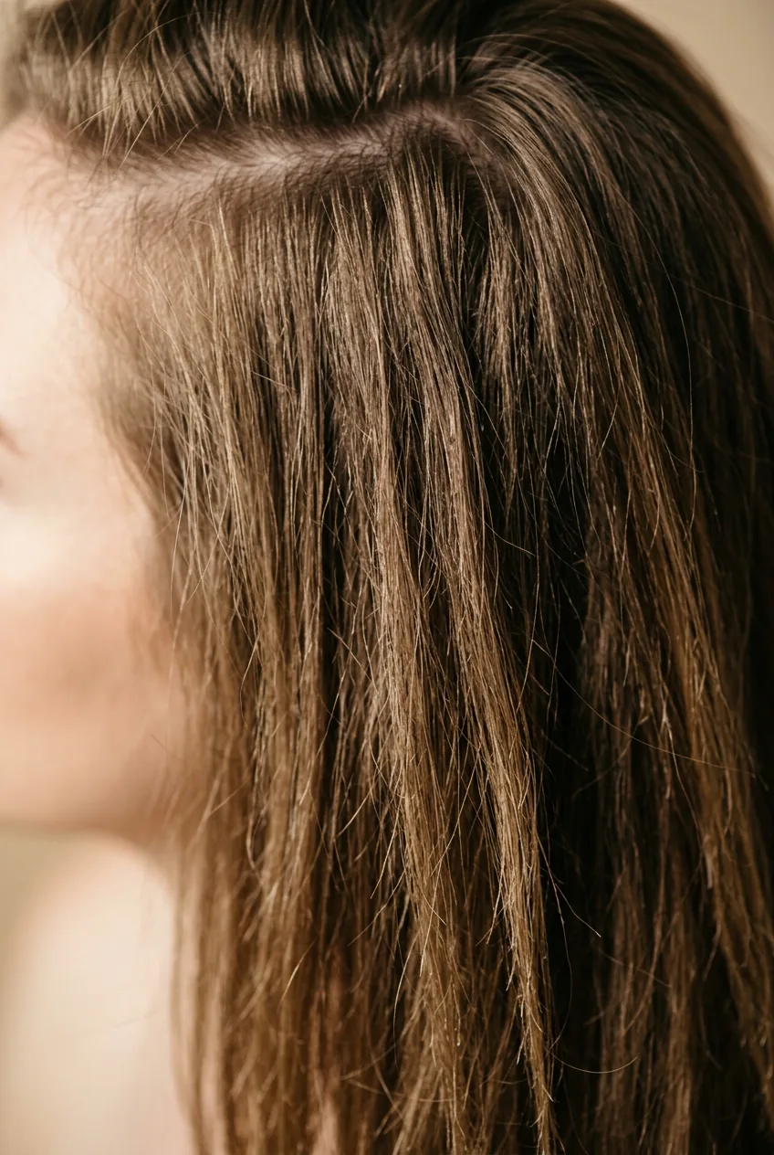 Coarse sparse hair with strategic minimal layering preserving maximum visual volume