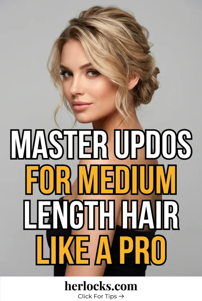 Master updos for medium length hair with my foolproof 7-step method. Creates elegant styles that actually hold all day — step 4 is the game-changer.